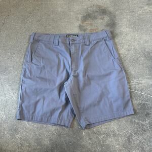 Noble Outfitters Carpenter Shorts Size 36 Gray Bermuda Work Summer Pockets 11"